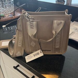 Steve Madden Beige Crossbody Bag